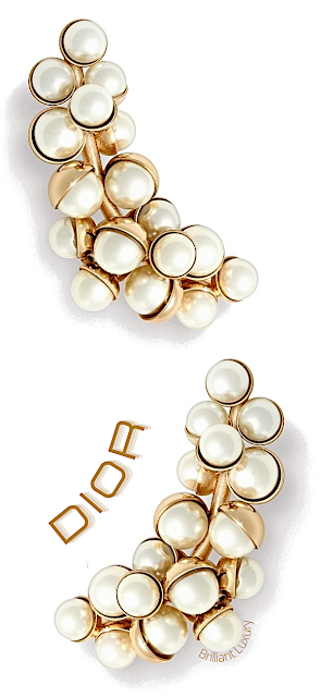 ♦Dior Mise en Dior pearl auricle earrings #dior #jewelry #earrings #brilliantluxury