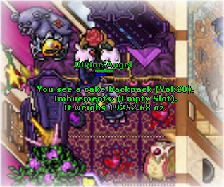 purple backpack tibia