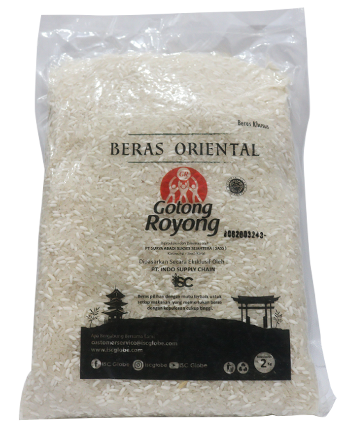 Jual Beras Oriental Gotong Royong (2 Kg) - CG04SHOP