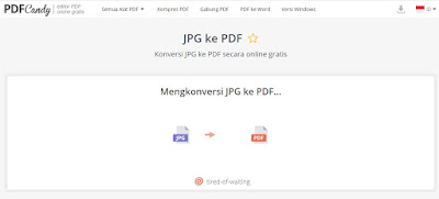 mengubah file JPG ke PDF