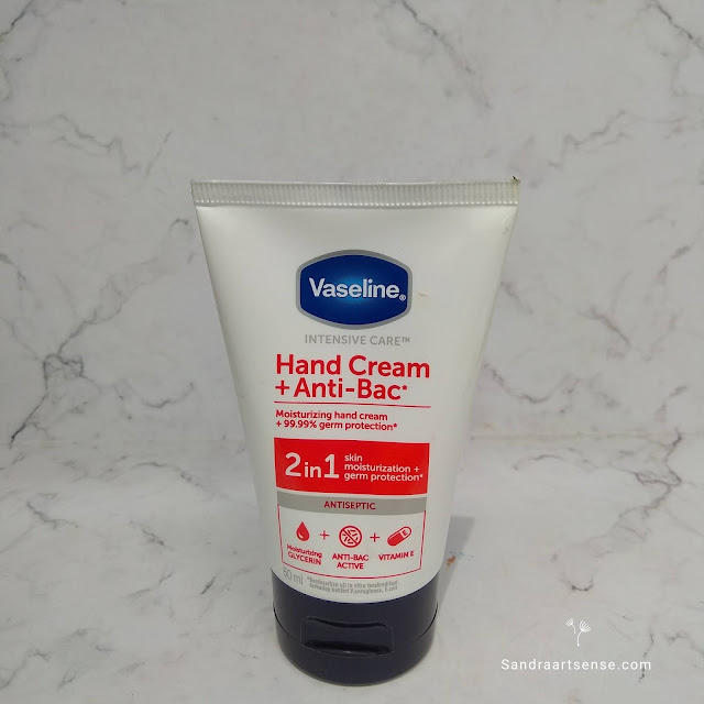 Review Vaseline Hand Cream + Anti Bac 2 In 1
