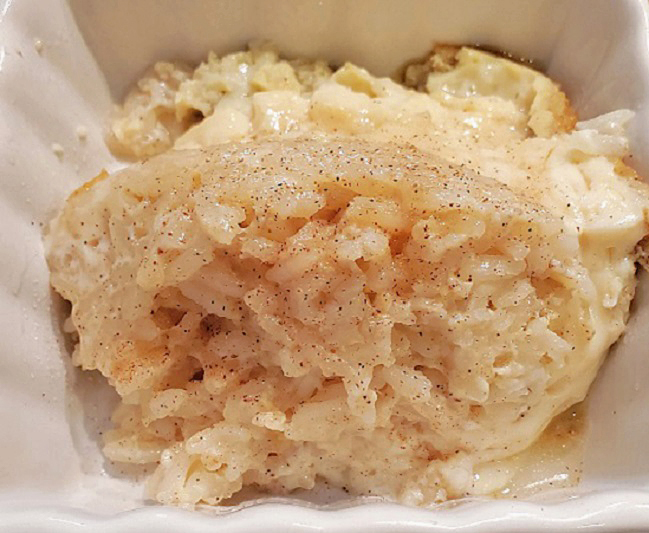 Baked Minute Rice Pudding | What's Cookin' Italian Style Cuisine