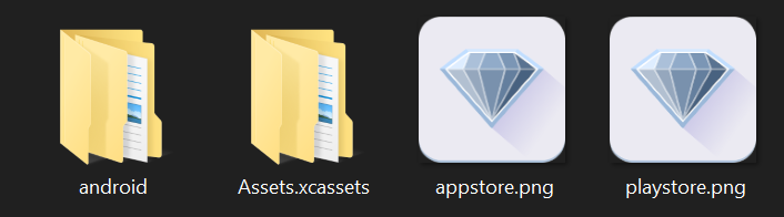 assets.xcassets explicitfiletype appicon assets.xcassets explicitfiletype appicon