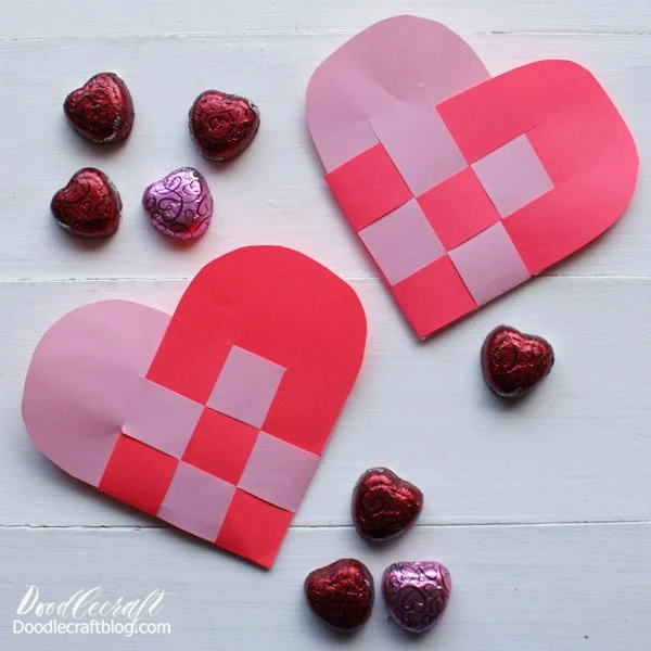 Paper Heart Decorations for Fun Holiday Decor - DIY Candy