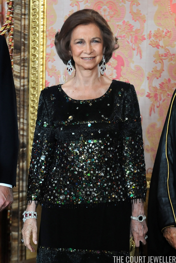 The Evening Earring: Queen Sofia's Saudi Ruby Earrings | The Court Jeweller