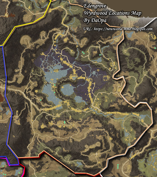 New World Edengrove wyrdwood map