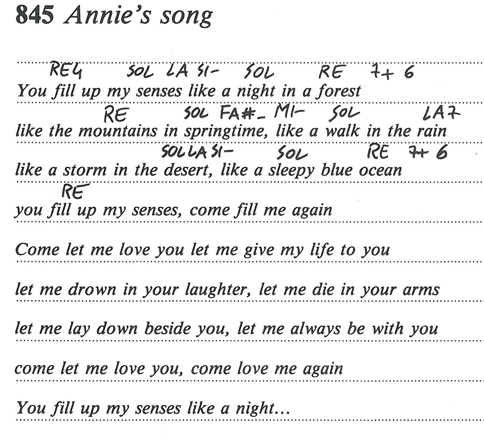 BODI SONČEK o6 ANNIE'S SONG (John Denver) BODI SONČEK o6 ANNIE'S SONG (John Denver)