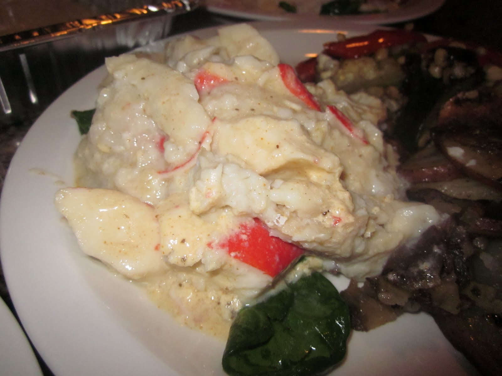 Never trust a skinny cook.... Imperial crab stuffed flounder