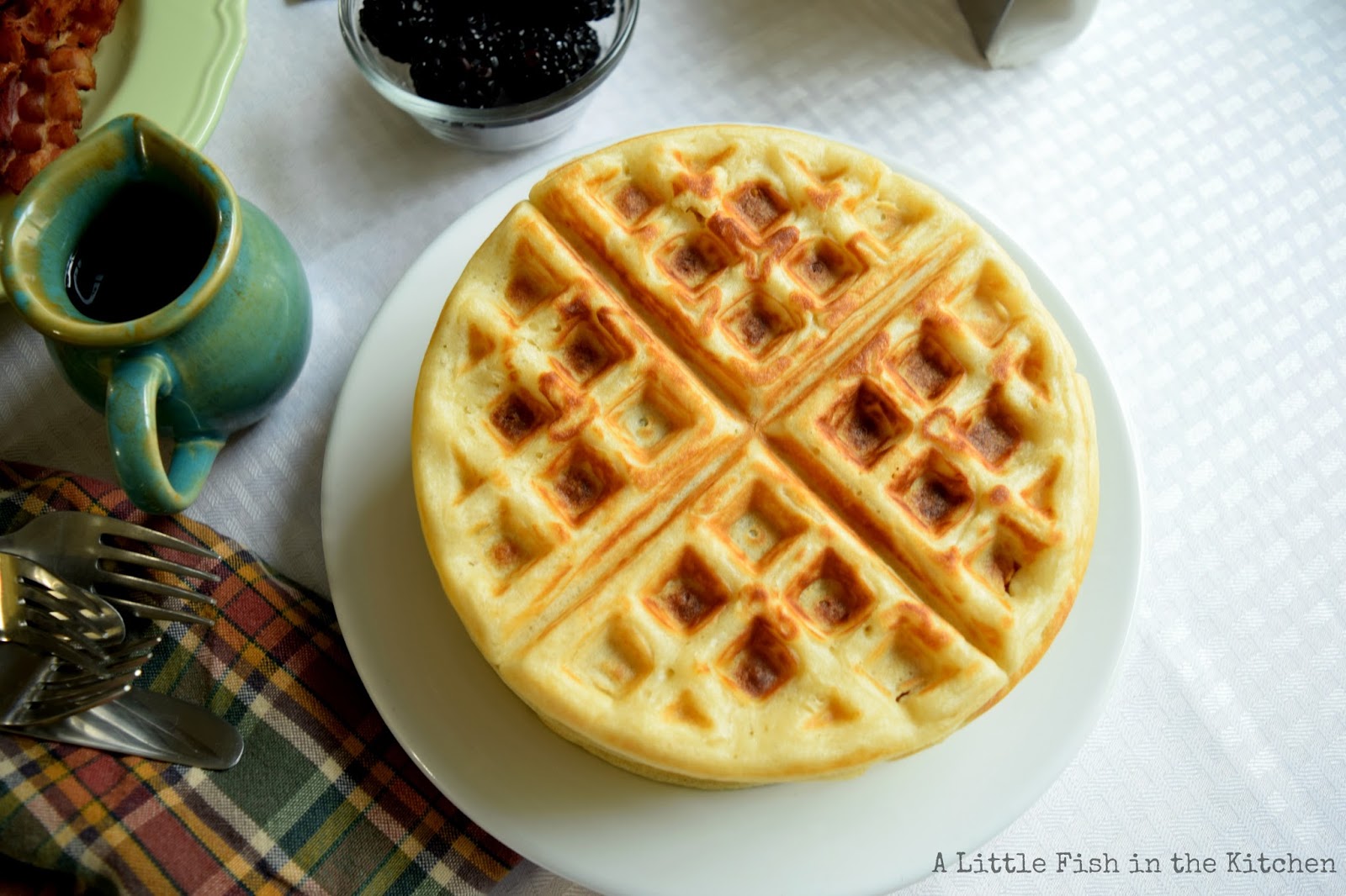 Classic Waffles A Little Fish in the Kitchen