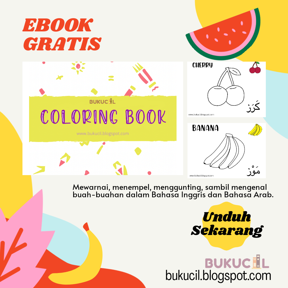 (Ebook) Coloring Book Edisi Buah