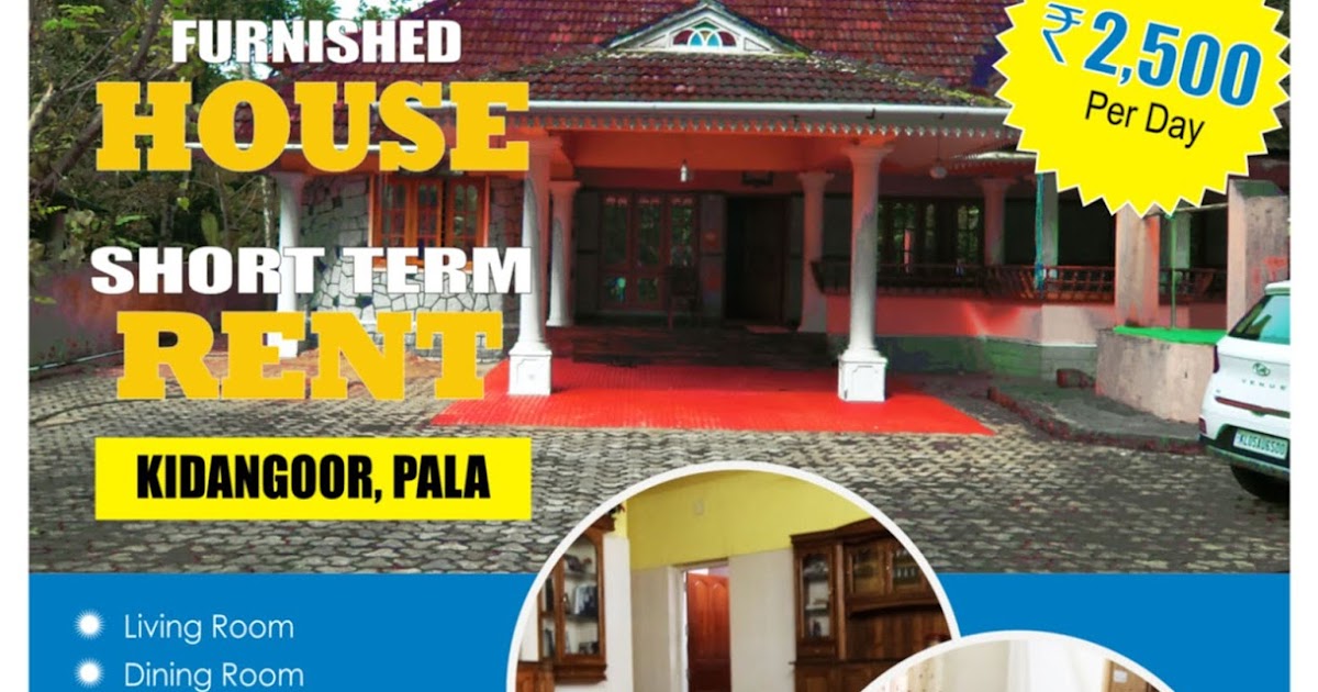 Short Term Rental Short Stay Homes Kottayam in Kerala