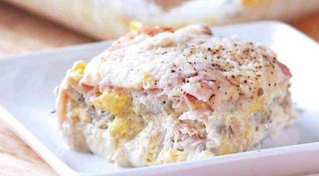 Low Carb Breakfast Lasagna ~ Yummy Low-Carb Recipes
