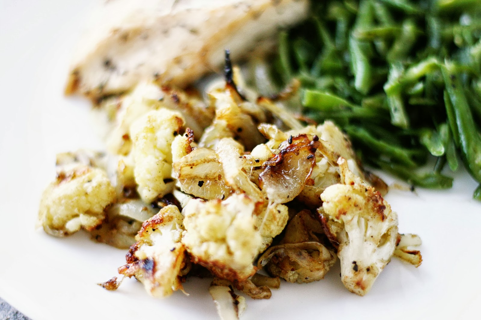Naughty Carbs Parmesan Roasted Cauliflower (Low Carb/Low Fat)