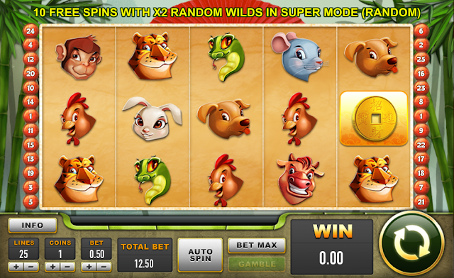 Slot game Chinese Zodiac hấp dẫn từ 12bet Chinese%2BZodiac2