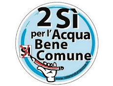 L'acqua deve essere un bene comune