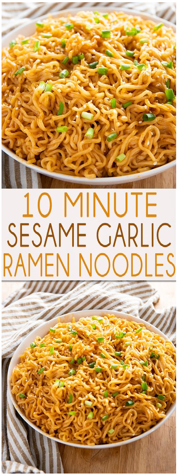 SESAME GARLIC RAMEN NOODLES RECIPE KITCHEN SPICY