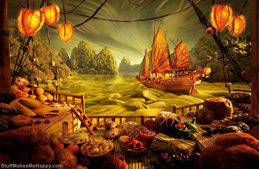 Amazing Foodscapes by Carl Warner