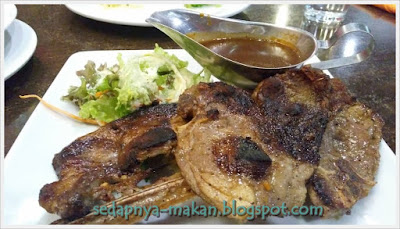 black pepper lamb chop
