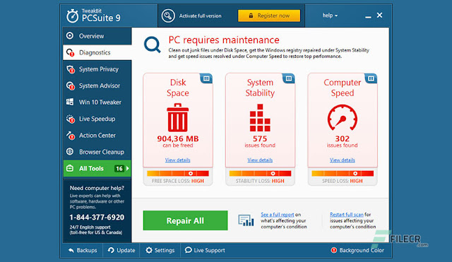 Descargar TweakBit PCSuite Español + Serial