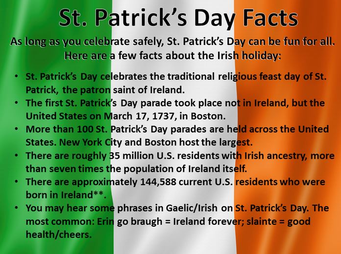 Happy St Patrick’s Day History, Facts, Background About The Irish