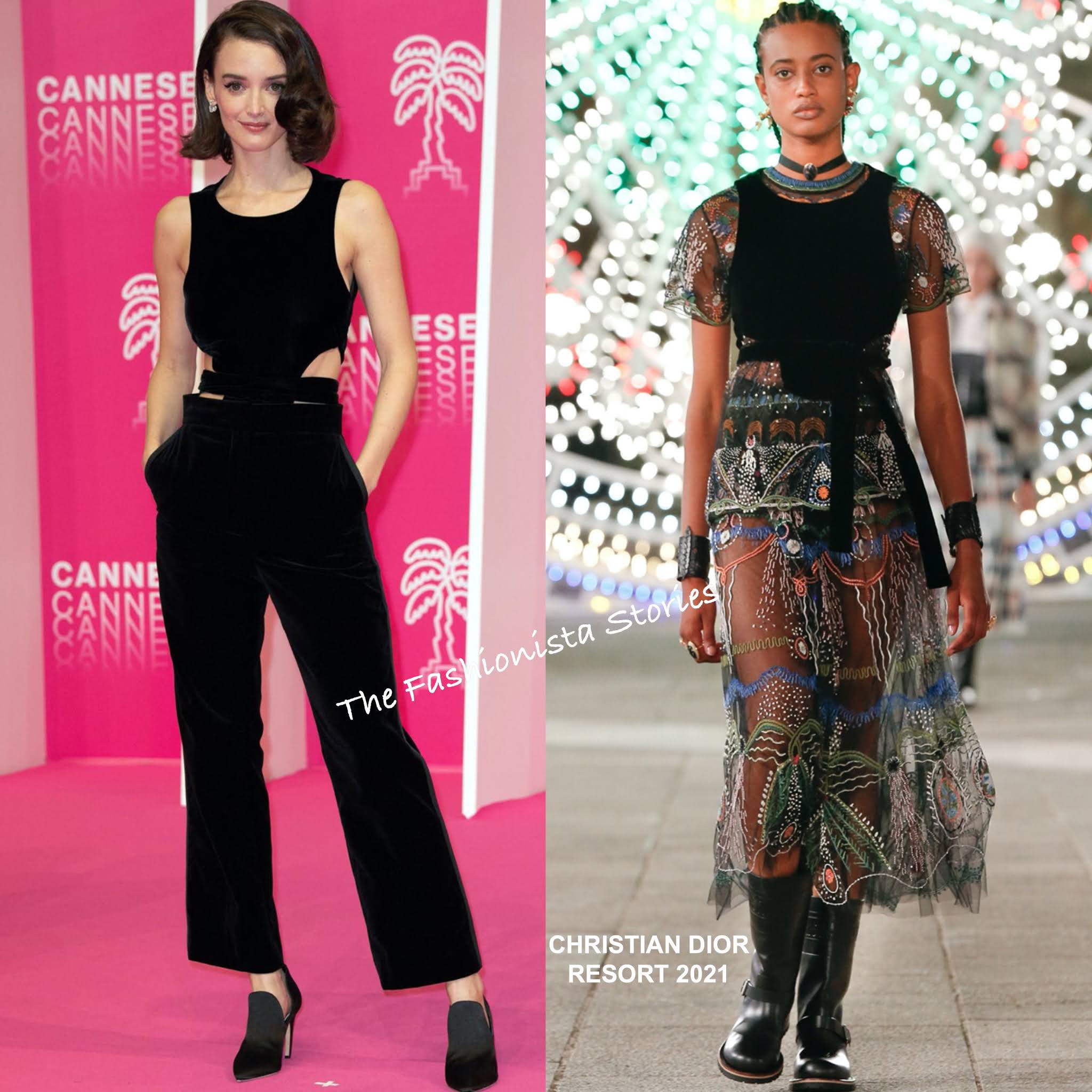 Charlotte Le Bon in Christian Dior at the 3rd Canneseries Film Festival