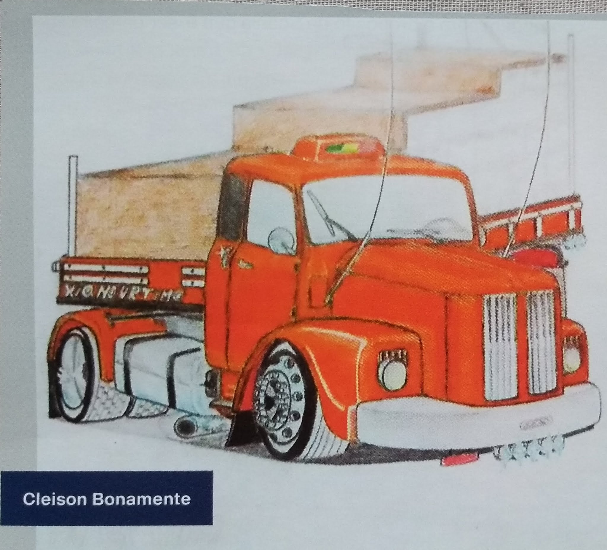 Desenho de caminhão