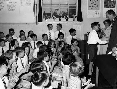Westwood School speech day 1959 (photo from Stuart Barratt). Sue is the girl with fair hair sitting in the front row nearest to the camera. Westwood School speech day 1959 (photo from Stuart Barratt). Sue is the girl with fair hair sitting in the front row nearest to the camera.
