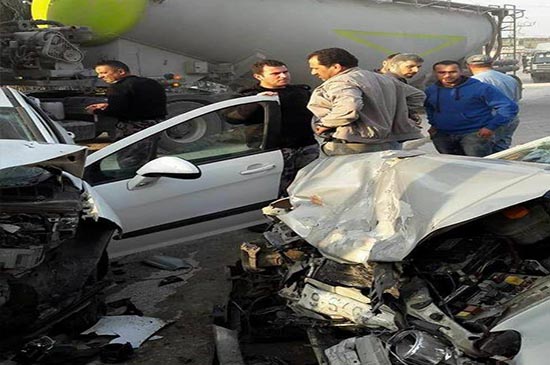 3 إصابات بحادث سير على مدخل جنين الجنوبي 3 إصابات بحادث سير على مدخل جنين الجنوبي