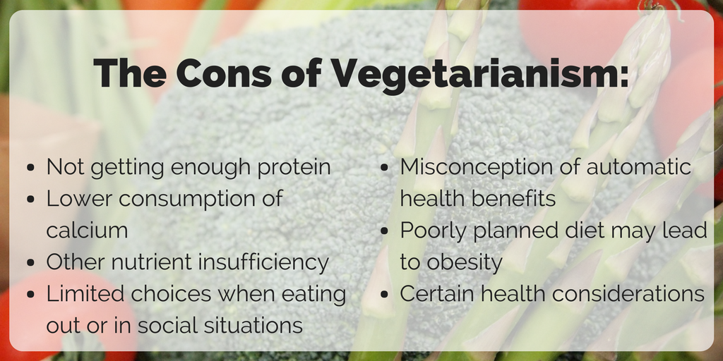 Pros And Cons Of Vegetarianism Chart