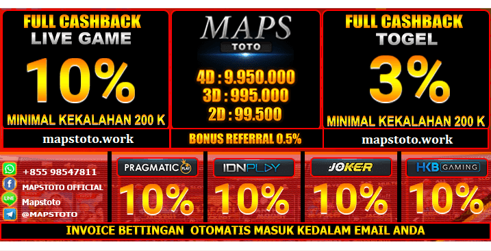 Link alternattif Mapstoto dan Daftar Mapstoto Bandar Judi