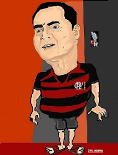 "Caricatura de Carlos Ribeiro feita pelo Artista, Confrade e Amigo Zel de Cabo Frio"