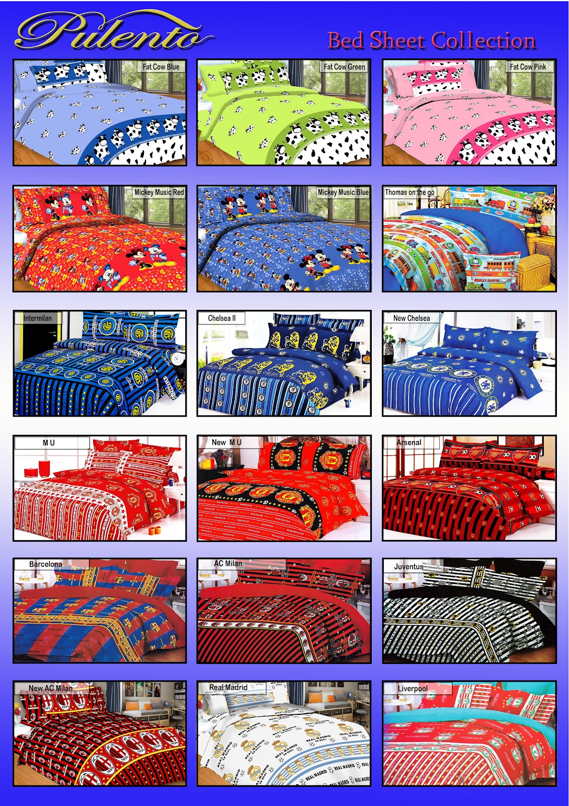 GROSIR BEDCOVER JAKARTA Harga Sprei + Bedcover Motif Dewasa