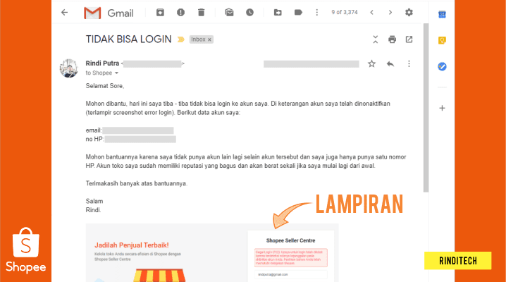 Cara Mengembalikan Akun Shopee Dinonaktifkan Permanen Rindi Tech