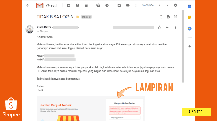 Akun dinonaktifkan gmail