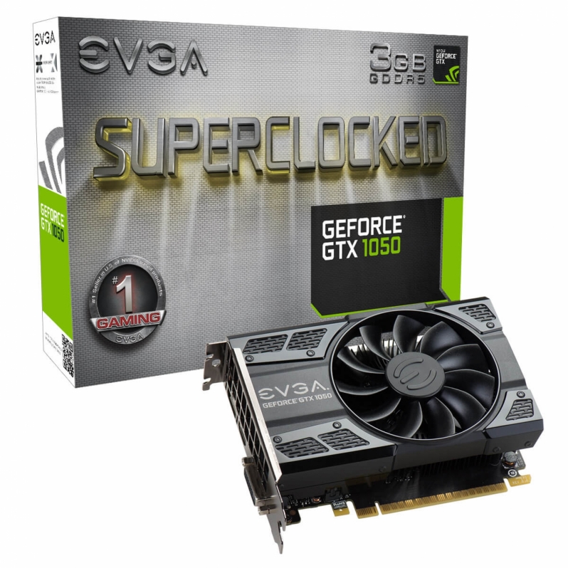 EVGA เปิดการ์ดจอใหม่เพิ่มอีกสองรุ่นในสาย Geforce GTX 1050 3GB Gaming series