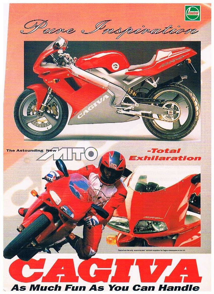 Cagiva Mito 125 Owners Blog Cagiva Mito Evo 1 / 2 Adverts and