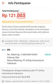 Cara Cek Total Belanja Shopee