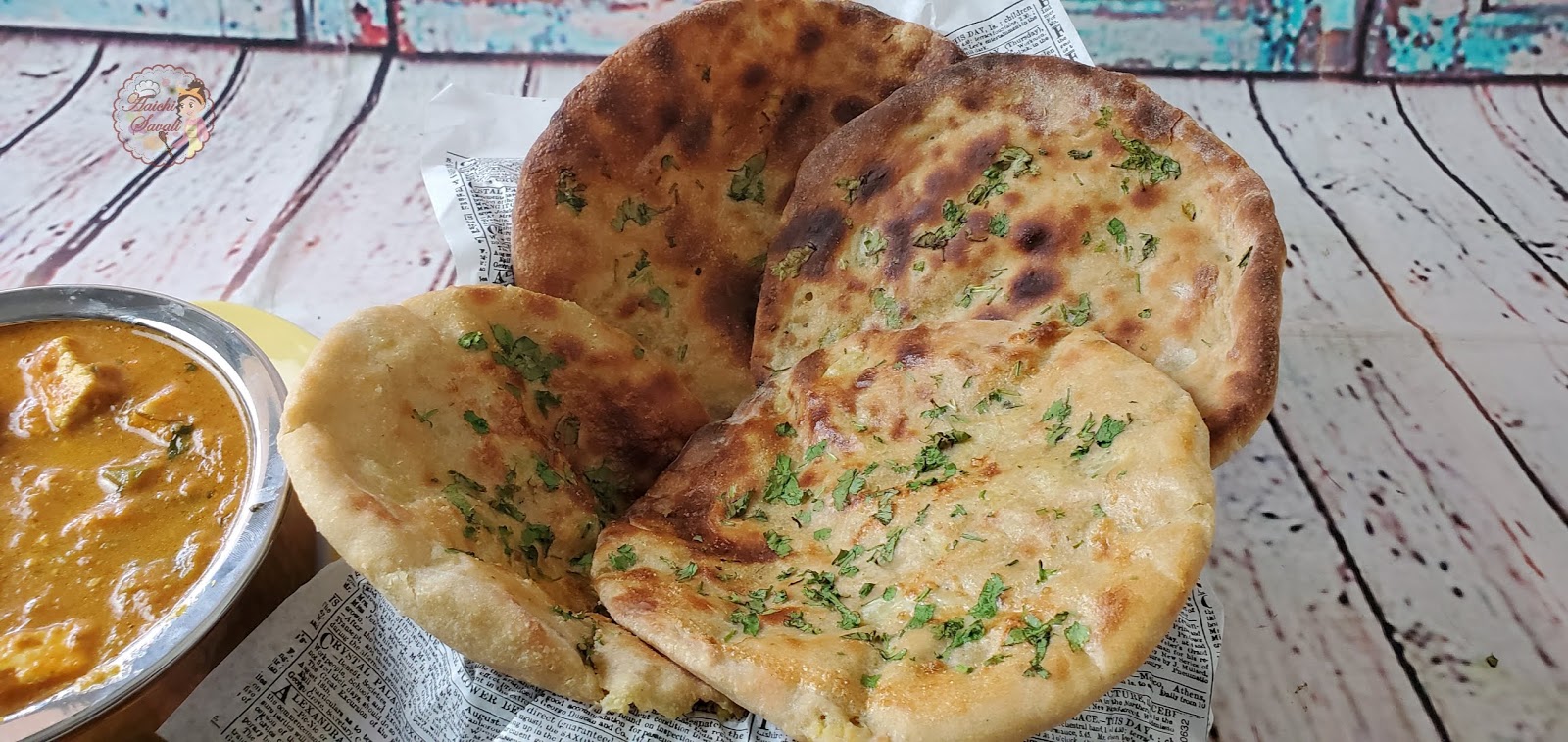 Whole Wheat Aloo Kulcha in Black & Decker Crisp N' Bake Convection Air