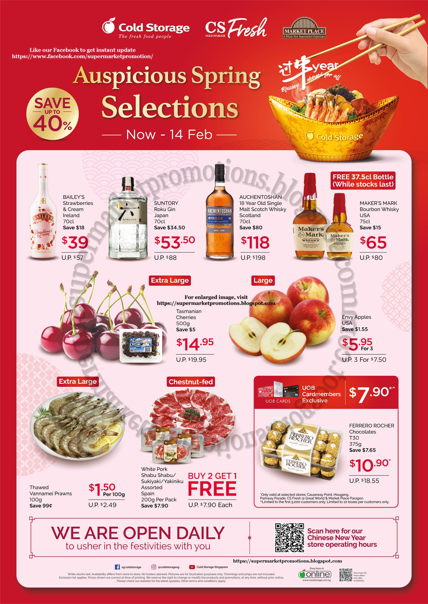Cold Storage CNY Spring Selections Promotions 11 14 February 2021