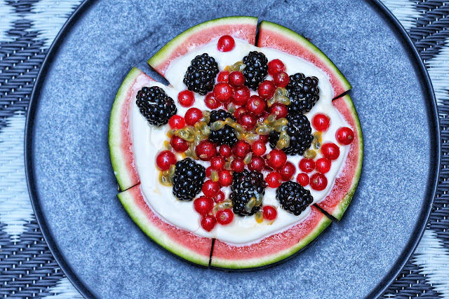 Watermelon Berry Pizza