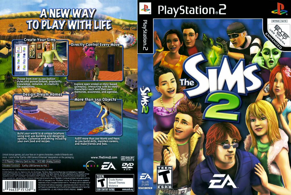 Available for Download Baixar Jogo The Sims 2 PS2 Full ISO+Emulador