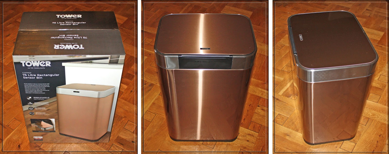 Tower T838001C Rectangular Copper Sensor Bin Review Independent Reviews