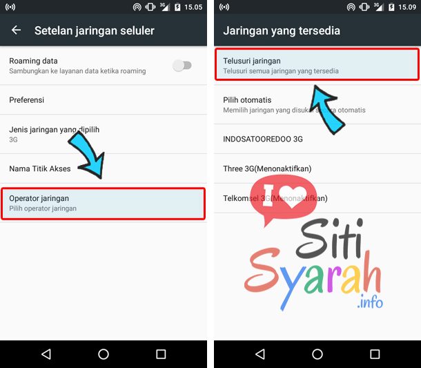 sinyal android selalu edge