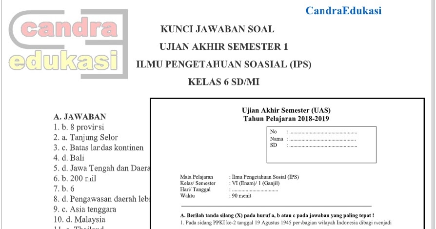 Soal Uas Ips Kelas 6 Semester 1 Dan Kunci Jawaban Artisandoughnuts 2021 Soal Uas Ips Kelas 6 Semester 1 Dan Kunci Jawaban Artisandoughnuts 2021