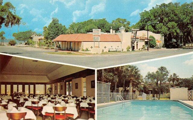 The Jungle Country Club History Project: Vintage Postcard: Jungle Prada  Restaurant Cocktail Lounge Motel