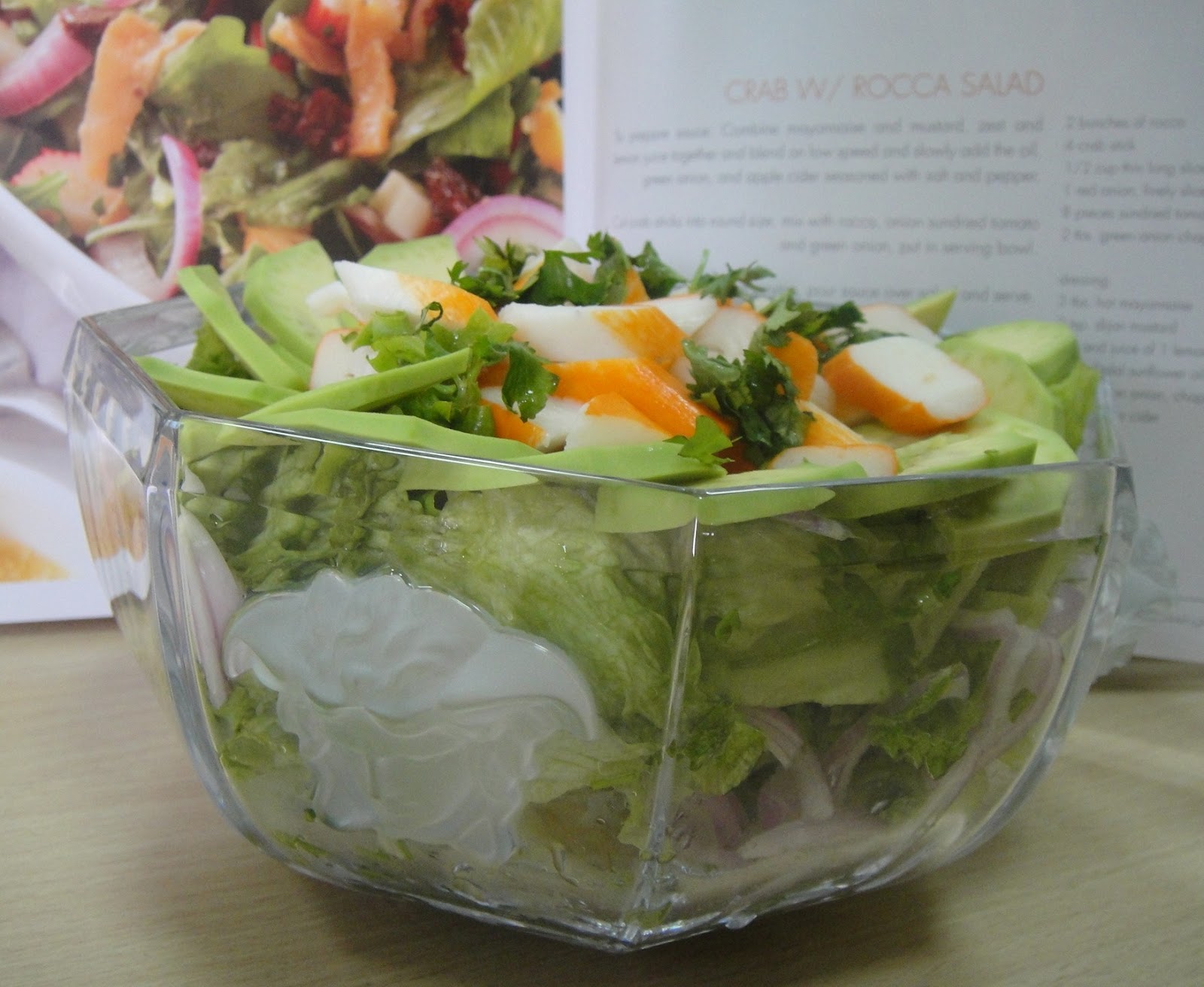 Maryam's Culinary Wonders 50. Surimi Avocado Salad