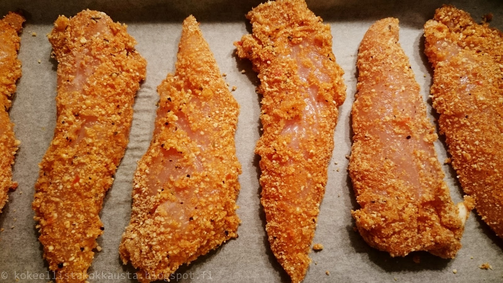 Kokeellista kokkausta Crispy kana