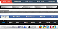 dropdown menu html