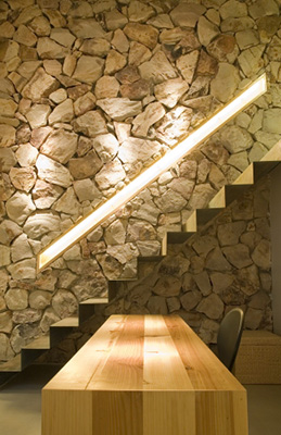 Iluminação de escadas