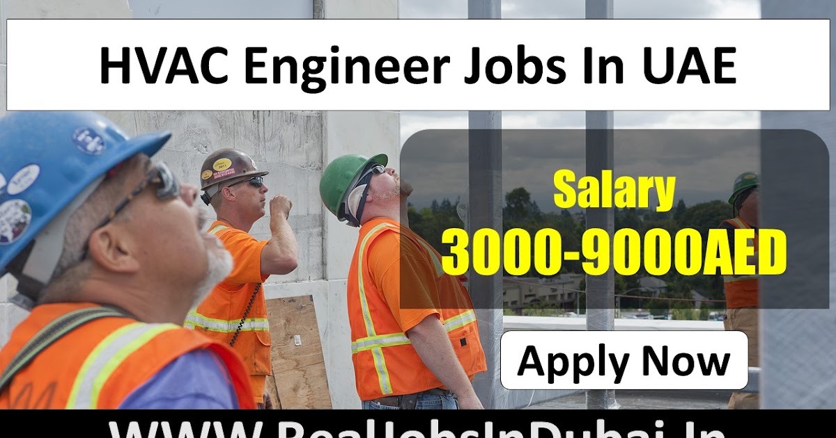HVAC Engineer Jobs In UAE 2020